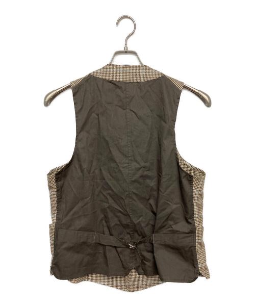 ANATOMICA（アナトミカ）ANATOMICA (アナトミカ) ベスト アイボリー×ブラウン サイズ:Mの古着・服飾アイテム