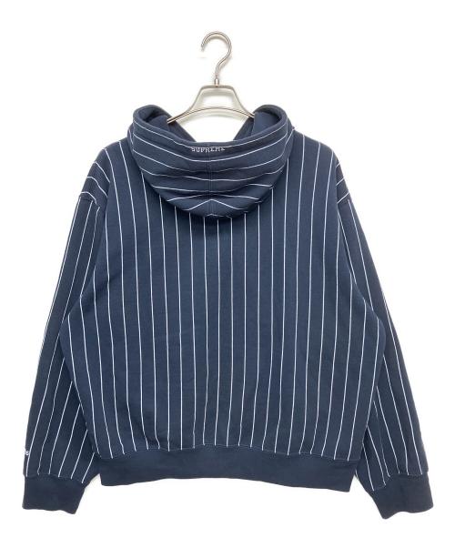 SUPREME（シュプリーム）Supreme (シュプリーム) Devil S Logo Zip Up Hooded Sweatshirt 26SS　ジップパーカー ネイビー サイズ:Mの古着・服飾アイテム