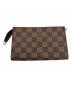 LOUIS VUITTON (ルイ ヴィトン) ダミエ　マレ　コスメポーチ ブラウン：15000円