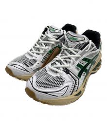 asics（アシックス）の古着「GEL-KAYANO 14 スニーカー」｜ホワイト×グリーン