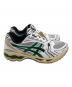 中古・古着 asics (アシックス) GEL-KAYANO 14 スニーカー ホワイト×グリーン サイズ:28cm：15000円