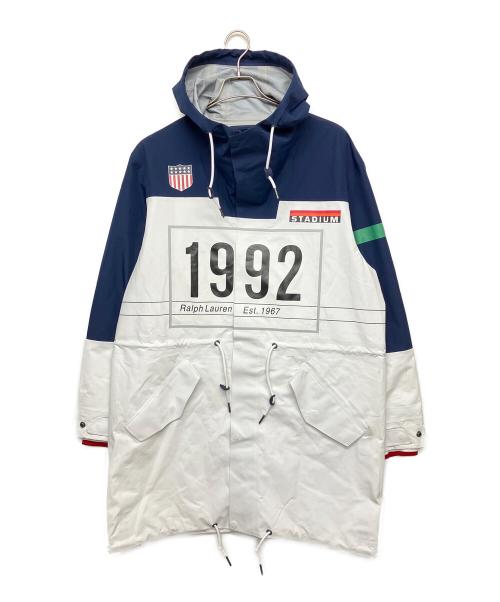 POLO RALPH LAUREN（ポロ・ラルフローレン）POLO RALPH LAUREN (ポロ・ラルフローレン) 1992 STADIUM MARSH COAT　 ホワイト サイズ:Mの古着・服飾アイテム