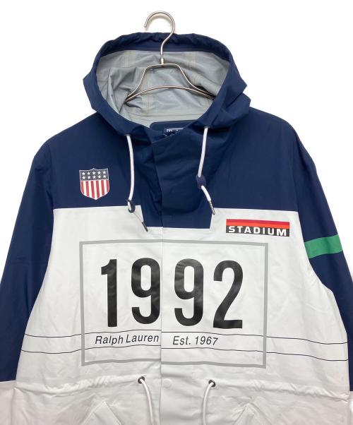POLO RALPH LAUREN（ポロ・ラルフローレン）POLO RALPH LAUREN (ポロ・ラルフローレン) 1992 STADIUM MARSH COAT　 ホワイト サイズ:Mの古着・服飾アイテム