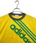 adidas (アディダス) 90s　AA-6625　半袖カットソー イエロー×グリーン サイズ:L 未使用品：8000円
