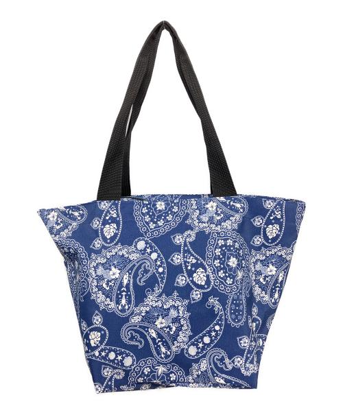Herve Chapelier（エルベシャプリエ）Herve Chapelier (エルベシャプリエ) ペイズリー トートバッグ ブルーの古着・服飾アイテム