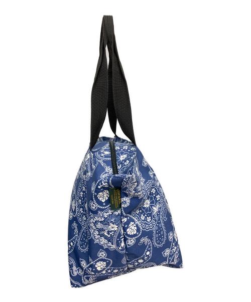 Herve Chapelier（エルベシャプリエ）Herve Chapelier (エルベシャプリエ) ペイズリー トートバッグ ブルーの古着・服飾アイテム