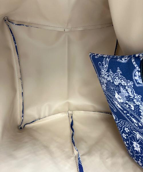 Herve Chapelier（エルベシャプリエ）Herve Chapelier (エルベシャプリエ) ペイズリー トートバッグ ブルーの古着・服飾アイテム