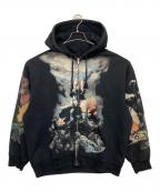 SUPREMEシュプリーム）の古着「Frazetta Zip Up Hooded Sweatshirt　24AW」｜ブラック