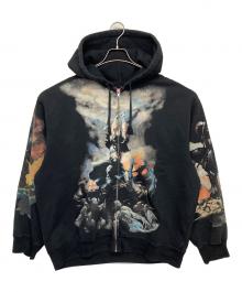 SUPREME（シュプリーム）の古着「Frazetta Zip Up Hooded Sweatshirt　24AW」｜ブラック