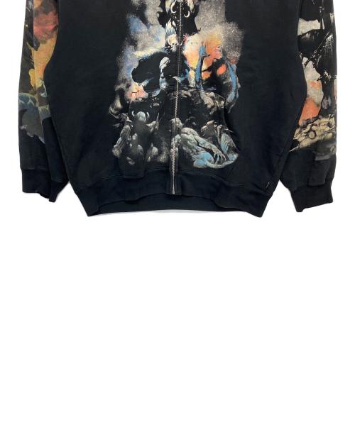 SUPREME（シュプリーム）Supreme (シュプリーム) Frazetta Zip Up Hooded Sweatshirt　24AW ブラック サイズ:Lの古着・服飾アイテム