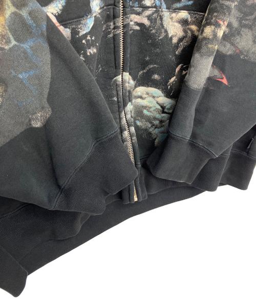 SUPREME（シュプリーム）Supreme (シュプリーム) Frazetta Zip Up Hooded Sweatshirt　24AW ブラック サイズ:Lの古着・服飾アイテム