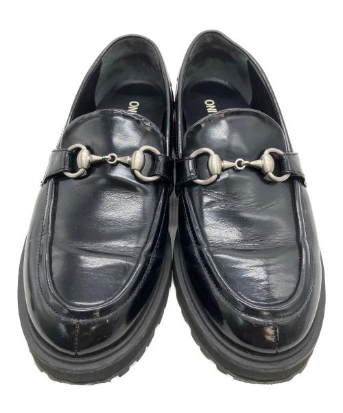 Onitsuka Tiger（オニツカタイガー）Onitsuka Tiger (オニツカタイガー) 1182A529　ビットローファー ブラック サイズ:23.5cmの古着・服飾アイテム