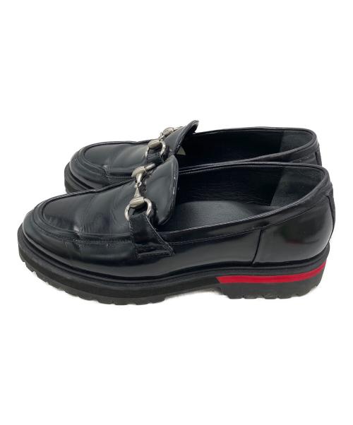 Onitsuka Tiger（オニツカタイガー）Onitsuka Tiger (オニツカタイガー) 1182A529　ビットローファー ブラック サイズ:23.5cmの古着・服飾アイテム