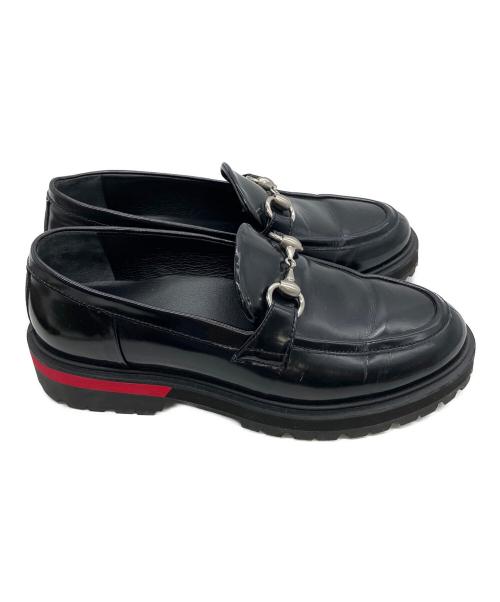 Onitsuka Tiger（オニツカタイガー）Onitsuka Tiger (オニツカタイガー) 1182A529　ビットローファー ブラック サイズ:23.5cmの古着・服飾アイテム