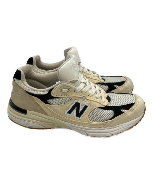 NEW BALANCE（ニューバランス）NEW BALANCE (ニューバランス) U993WS　ローカットスニーカー ベージュ×ブラック サイズ:26.5cmの古着・服飾アイテム