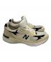 中古・古着 NEW BALANCE (ニューバランス) U993WS　ローカットスニーカー ベージュ×ブラック サイズ:26.5cm：15000円