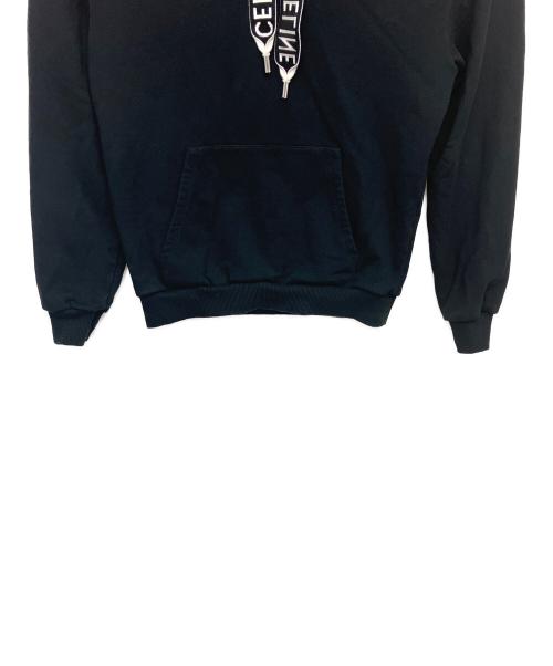 CELINE（セリーヌ）CELINE (セリーヌ) 2Y468670Q　プルオーバーパーカー ブラック サイズ:XSの古着・服飾アイテム