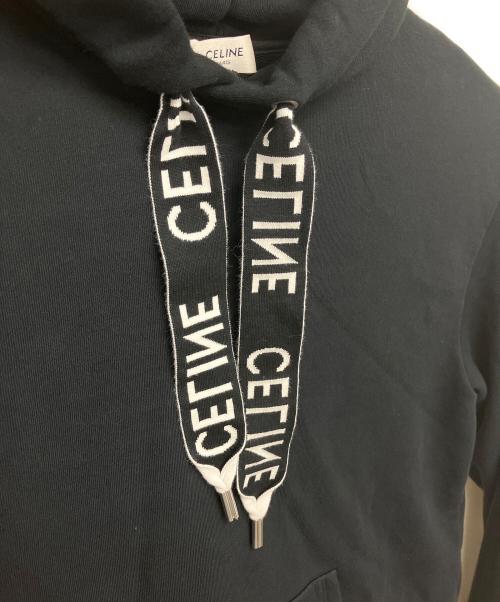 CELINE（セリーヌ）CELINE (セリーヌ) 2Y468670Q　プルオーバーパーカー ブラック サイズ:XSの古着・服飾アイテム