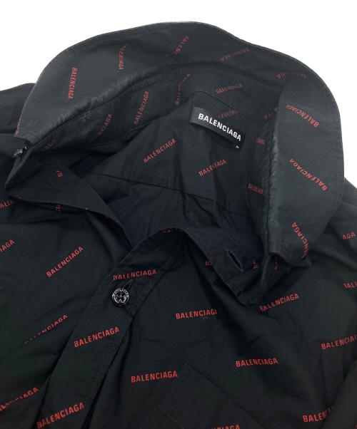 BALENCIAGA（バレンシアガ）BALENCIAGA (バレンシアガ) 534332 TBL96　ボタンダウンシャツ ブラック サイズ:38の古着・服飾アイテム