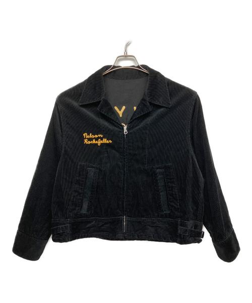 THRIFTY LOOK（スリフティールック）THRIFTY LOOK (スリフティールック) コーデュロイジャケット ブラック サイズ:XSの古着・服飾アイテム