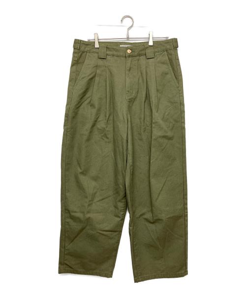 sweats essential wear（sweats essential wear）sweats essential wear (sweats essential wear) パンツ オリーブ サイズ:Mの古着・服飾アイテム