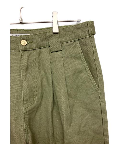 sweats essential wear（sweats essential wear）sweats essential wear (sweats essential wear) パンツ オリーブ サイズ:Mの古着・服飾アイテム
