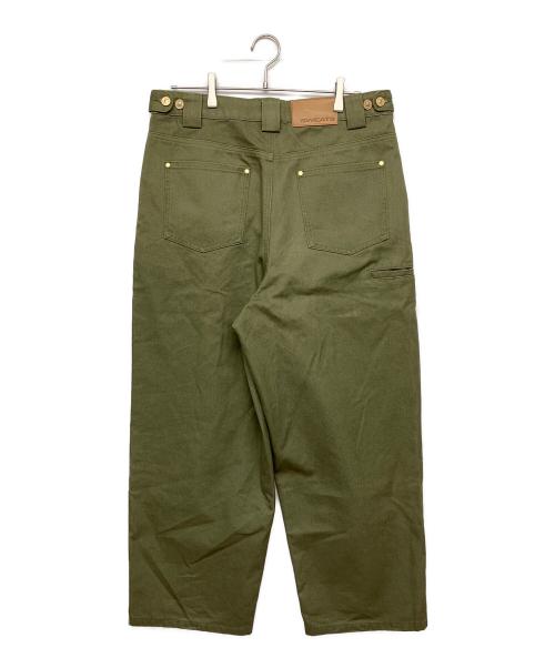 sweats essential wear（sweats essential wear）sweats essential wear (sweats essential wear) パンツ オリーブ サイズ:Mの古着・服飾アイテム