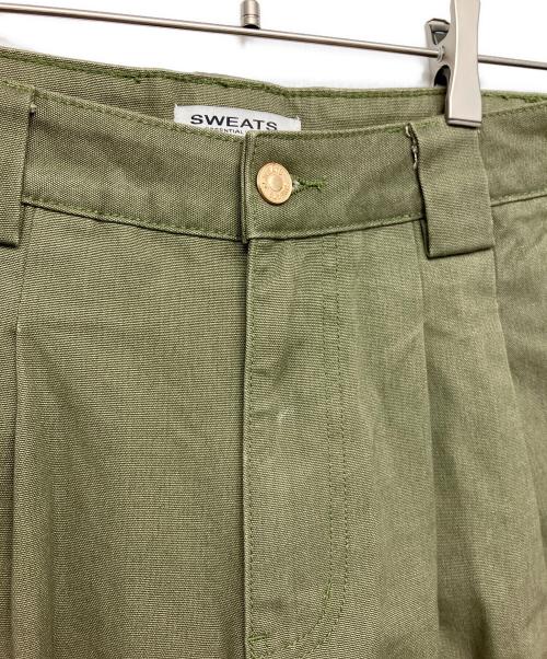 sweats essential wear（sweats essential wear）sweats essential wear (sweats essential wear) パンツ オリーブ サイズ:Mの古着・服飾アイテム