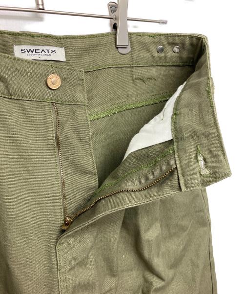 sweats essential wear（sweats essential wear）sweats essential wear (sweats essential wear) パンツ オリーブ サイズ:Mの古着・服飾アイテム