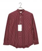 KANEMASA PHIL.カネマサフィル）の古着「46G MODEST STRIPE SHIRT」｜レッド