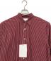 KANEMASA PHIL. (カネマサフィル) 46G MODEST STRIPE SHIRT レッド サイズ:XL：18000円