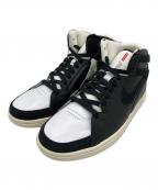NIKE×SUPREMEナイキ×シュプリーム）の古着「428927-001　ミッドカットスニーカー」｜ホワイト×ブラック