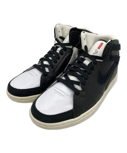 NIKE（ナイキ）NIKE (ナイキ) Supreme (シュプリーム) 428927-001　ミッドカットスニーカー ホワイト×ブラック サイズ:27cm 未使用品の古着・服飾アイテム