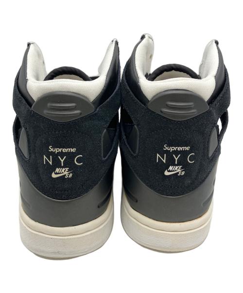 NIKE（ナイキ）NIKE (ナイキ) Supreme (シュプリーム) 428927-001　ミッドカットスニーカー ホワイト×ブラック サイズ:27cm 未使用品の古着・服飾アイテム