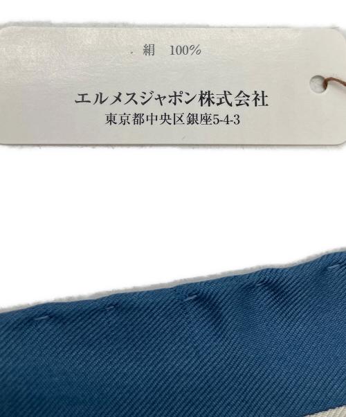 HERMES（エルメス）HERMES (エルメス) カレ90 お馬のお話をして ホワイトの古着・服飾アイテム