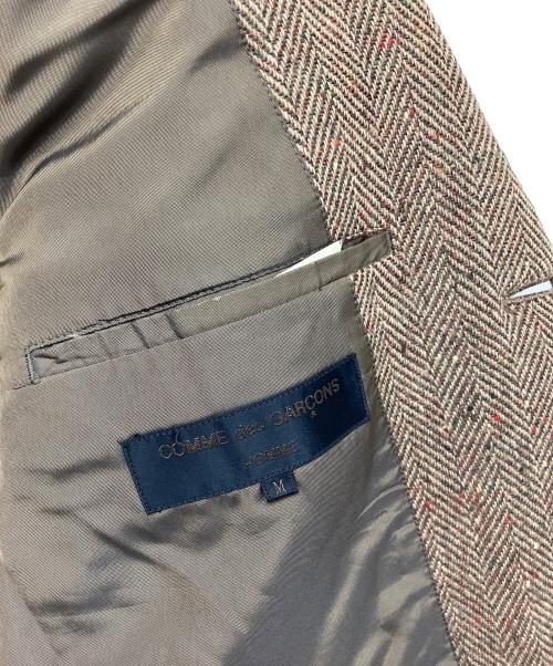 COMME des GARCONS（コムデギャルソン）COMME des GARCONS (コムデギャルソン) テーラードジャケット ブラウン サイズ:Mの古着・服飾アイテム