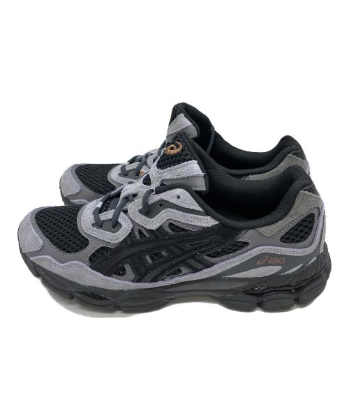 asics（アシックス）asics (アシックス) GEL-NYC 1203A897 スニーカー ブラック×グレー サイズ:28cmの古着・服飾アイテム