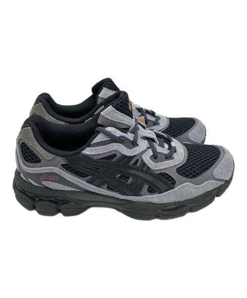 asics（アシックス）asics (アシックス) GEL-NYC 1203A897 スニーカー ブラック×グレー サイズ:28cmの古着・服飾アイテム