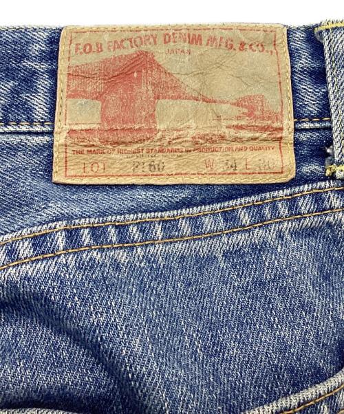 F.O.B FACTORY（エフオービー ファクトリー）F.O.B FACTORY (エフオービー ファクトリー) セルビッチデニムパンツ インディゴ サイズ:SIZE34の古着・服飾アイテム