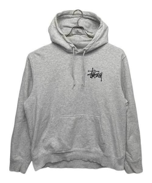 stussy（ステューシー）stussy (ステューシー) Z4000SAS21 プルオーバーパーカー グレー サイズ:XLの古着・服飾アイテム