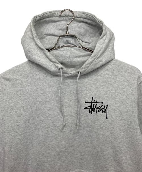 stussy（ステューシー）stussy (ステューシー) Z4000SAS21 プルオーバーパーカー グレー サイズ:XLの古着・服飾アイテム