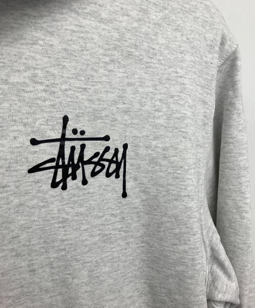 stussy（ステューシー）stussy (ステューシー) Z4000SAS21 プルオーバーパーカー グレー サイズ:XLの古着・服飾アイテム