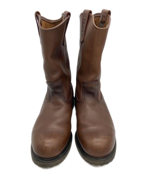 RED WING（レッドウィング）RED WING (レッドウィング) ASTM F 2413-05 エンジニアブーツ ブラウン サイズ:US 9の古着・服飾アイテム