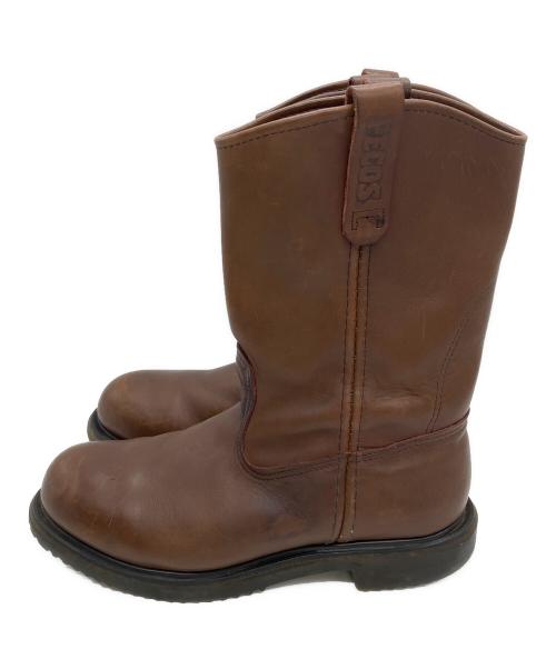RED WING（レッドウィング）RED WING (レッドウィング) ASTM F 2413-05 エンジニアブーツ ブラウン サイズ:US 9の古着・服飾アイテム