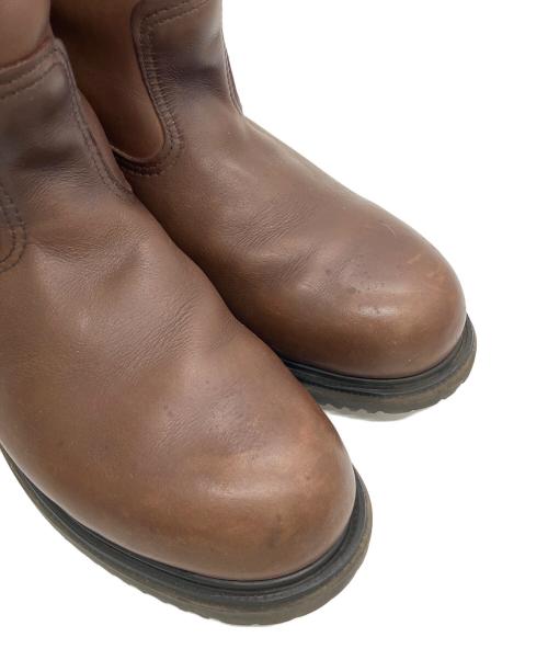 RED WING（レッドウィング）RED WING (レッドウィング) ASTM F 2413-05 エンジニアブーツ ブラウン サイズ:US 9の古着・服飾アイテム