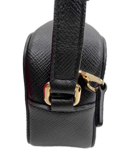 SMYTHSON（スマイソン）SMYTHSON (スマイソン) ミニクロスボディバッグ ブラックの古着・服飾アイテム