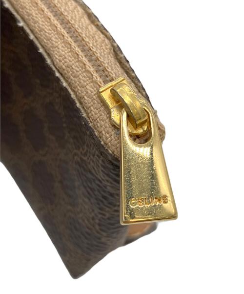 CELINE（セリーヌ）CELINE (セリーヌ) マカダム　コインケース ブラウンの古着・服飾アイテム