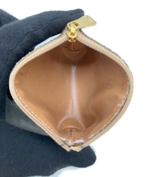 CELINE（セリーヌ）CELINE (セリーヌ) マカダム　コインケース ブラウンの古着・服飾アイテム