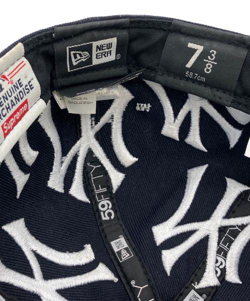 New Era（ニューエラ）New Era (ニューエラ) SUPREME (シュプリーム) キャップ ブラック サイズ:58.7cmの古着・服飾アイテム
