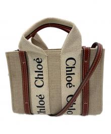 Chloe（クロエ）の古着「WOODYスモールトートバッグ」｜ブラウン